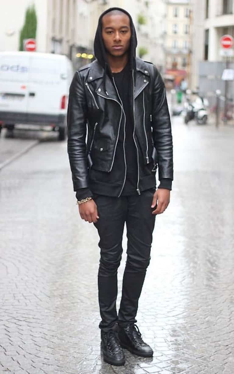 Comment porter un perfecto en cuir pour homme ? - Young Gent