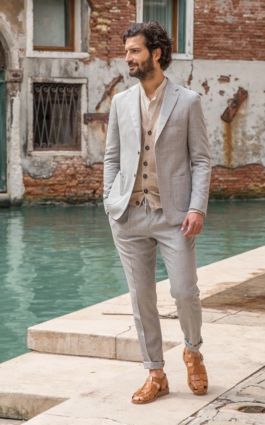 Tenue Mariage Homme Decontracte Lin