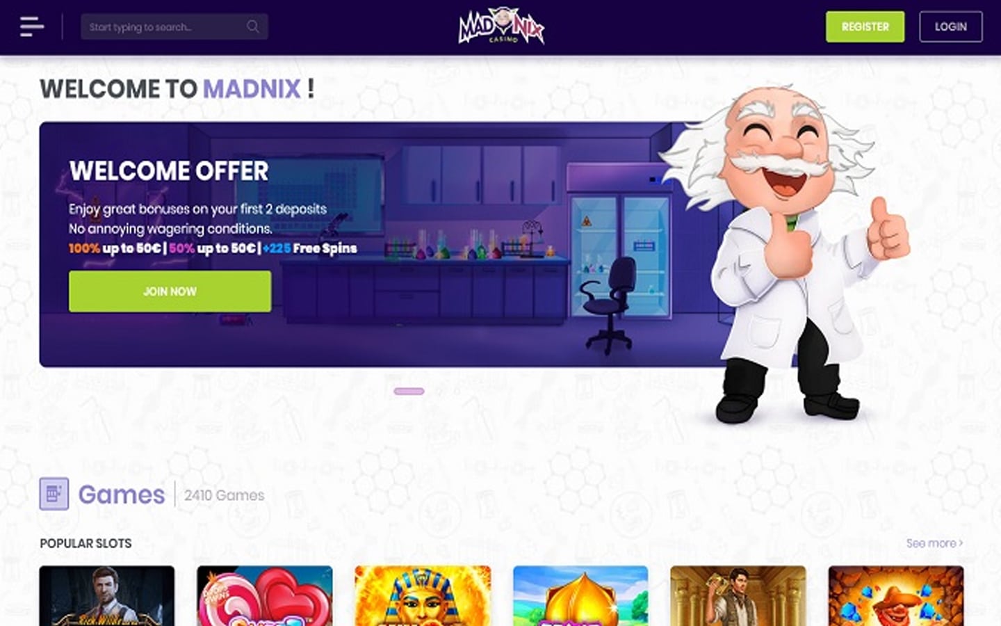 avis madnix casino