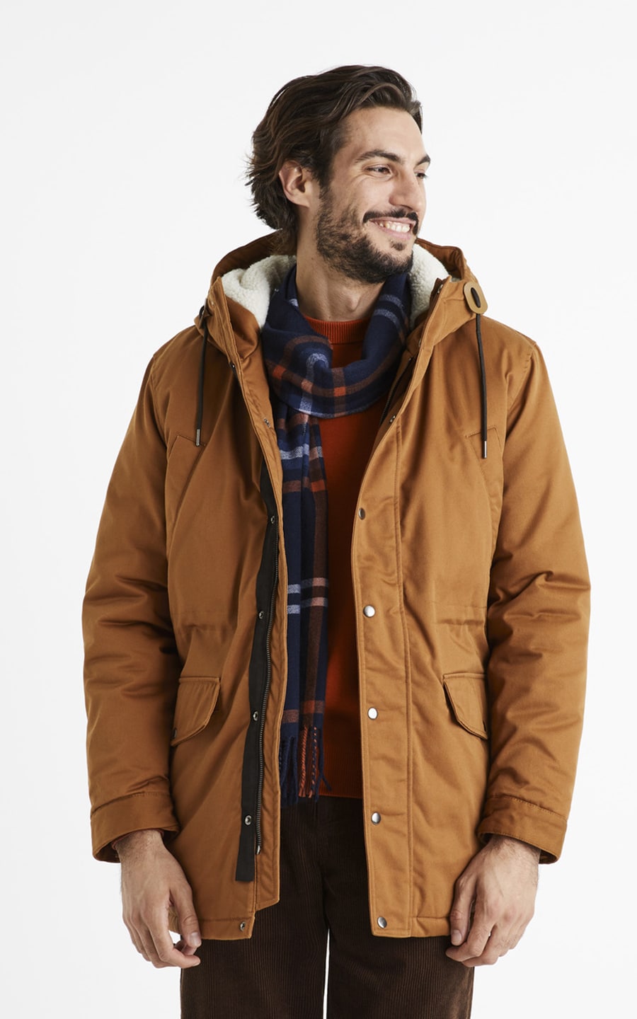 parka reflechissante homme