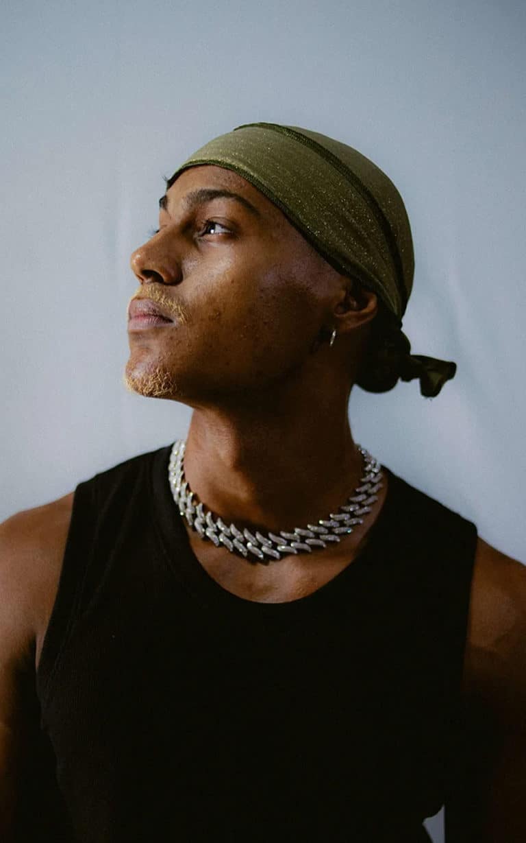 durag homme trous marron